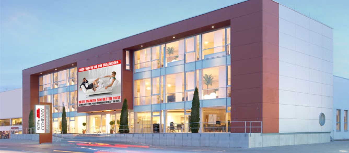 Aussenansicht Sofa Company in Paderborn
