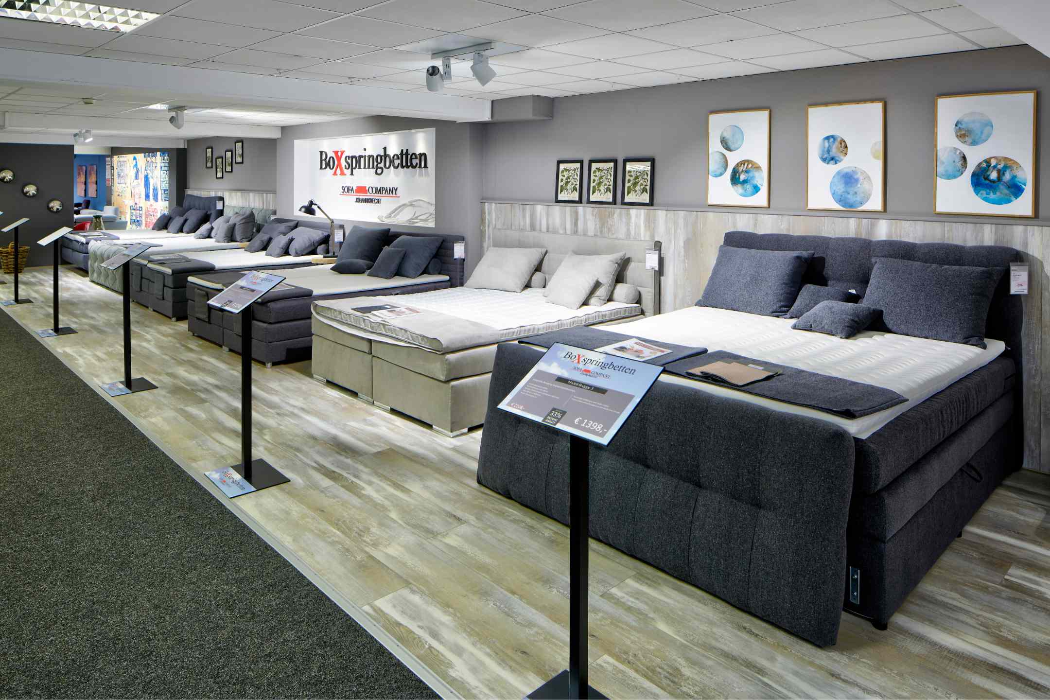 Boxspring Betten-Studio