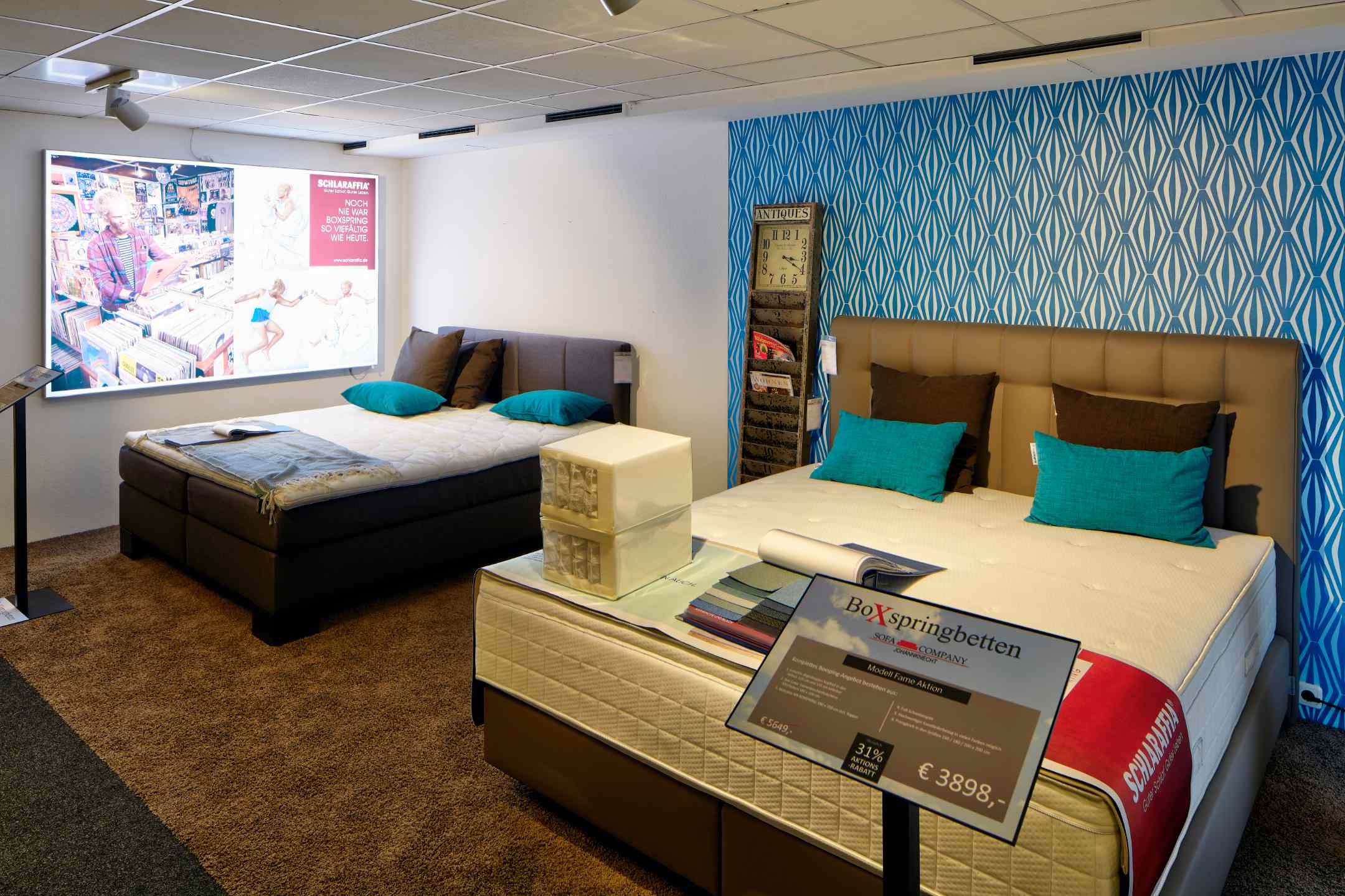 Boxspring Betten-Studio